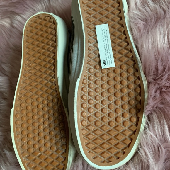 Suede Vans Faux Fur Lining Size 8 - Picture 7 of 8